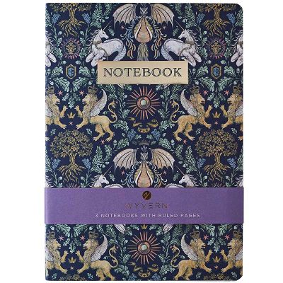 A4 Wyvern Notebooks (pack quantity 3)