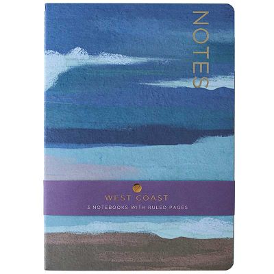 A4 West Coast Notebooks (pack quantity 3)