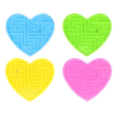 4assorted Heart Shaped Maze Puzzle 72s