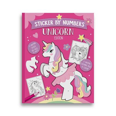 Unicorn Sticker By Number Book