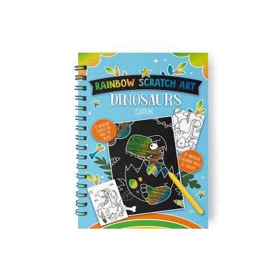 Dino Scratch Art Book