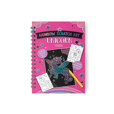 Unicorn Scratch Art Book