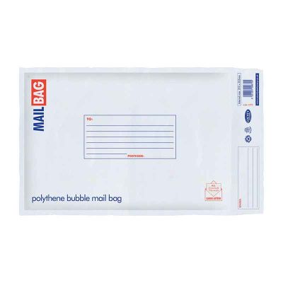 210x335mm Medium Polythene Bubble Envelopes 10s