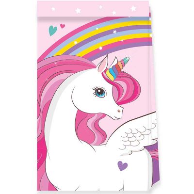 Unicorn Rainbow Colors Paper Party Bags (pack quantity 4)