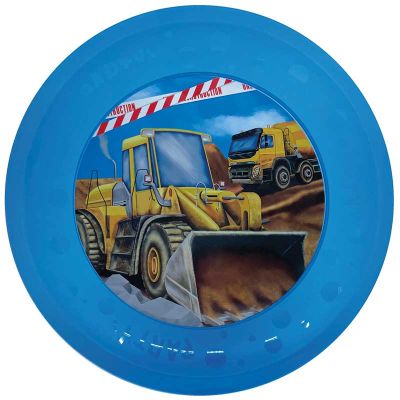 21cm Construction Reusable Party Plate