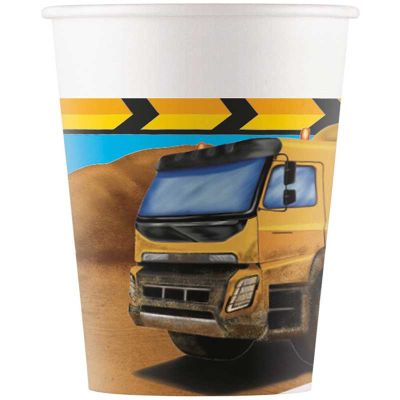 200ml Construction Paper Cups (pack quantity 8)