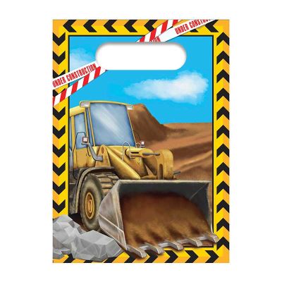 Construction Paper Party Bags (pack quantity 4)