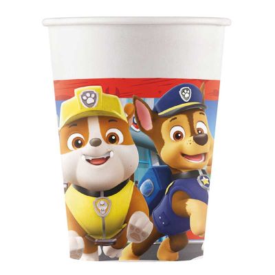 200ml Paw Patrol Rescue Heroes Paper Cups (pack quantity 8)