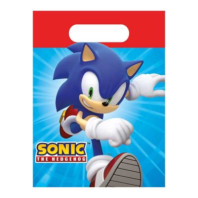 Sonic Paper Party Bags (pack quantity 4)