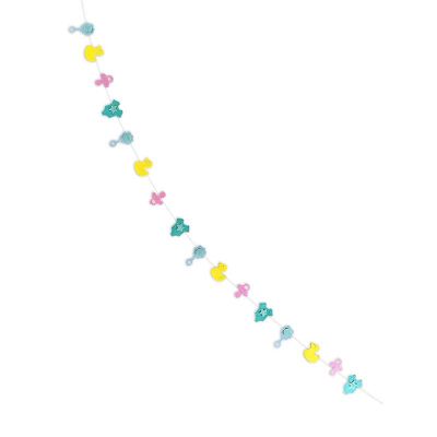 Baby Shower Felt Shaped Banner Bunting