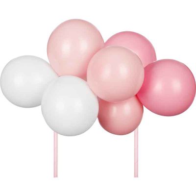 Pink Balloon Cake Topper