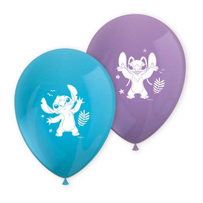 Stitch Printed Balloons (pack quantity 8)