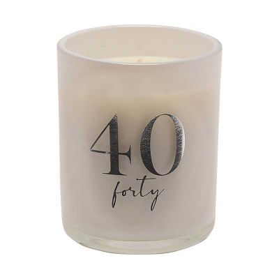 120g Milestones 40 Champagne Candle