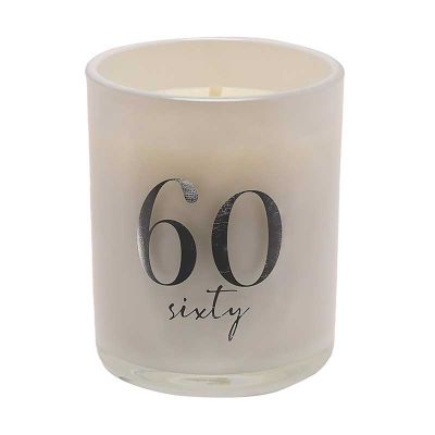 120g Milestones 60 Champagne Candle