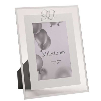 4x6 Inch Milestones 90 Mirror Border Frame