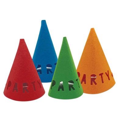 Reusable Felt Hats (pack quantity 4)