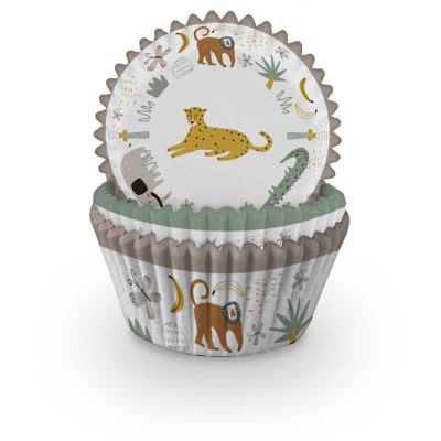 Safari Cupcake Cases (pack quantity 60)