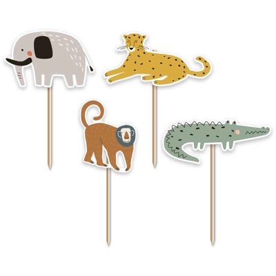 Safari Cupcake Toppers (pack quantity 12)