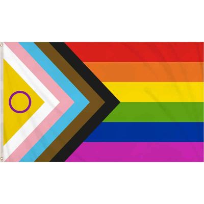 5x 3ft Intersex Progress Pride Flag