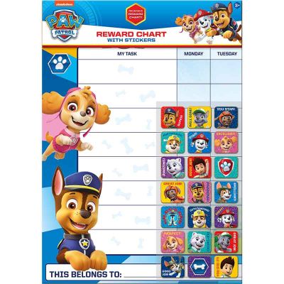 Paw Patrol Reward Chart