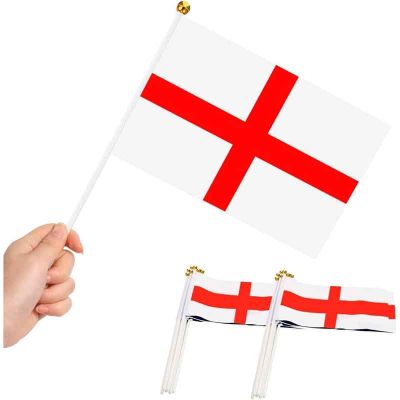 St George Hand Flags (pack quantity 10)