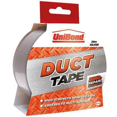 50mm X 25m Silver Unibond Original Duct Tape