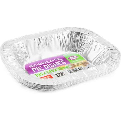 195x145x35mm Foil Pie Dish (pack quantity 5)
