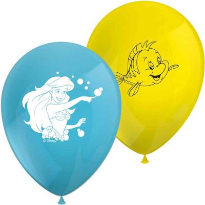 Ariel Curious Balloons (pack quantity 8)