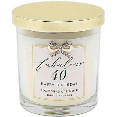 Happy Birthday 40th Candle