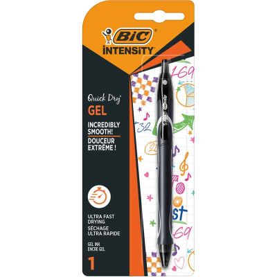 Bic Black Gelocity Quick Dry Pen