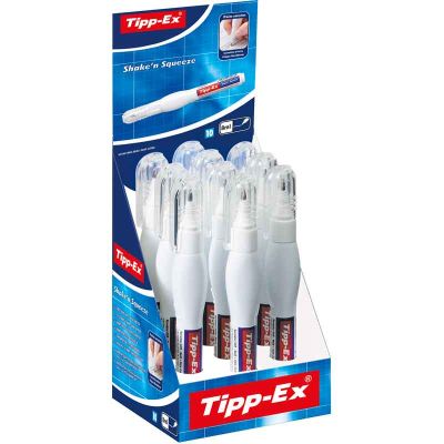 8ml Tipp-ex Shake 'n Squeeze Correction Pen 12s