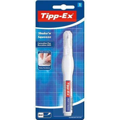 8ml Tipp-ex Shake 'n Squeeze Correction Pen In Blister Card