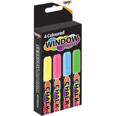 Assorted Window Markers (pack quantity 4)