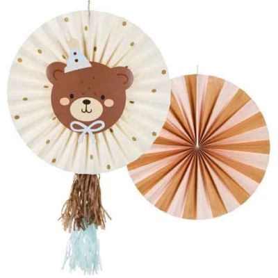 Bear Decorative Rosettes (pack quantity 2)