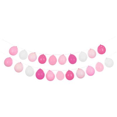 3in1 Pink Balloon Garland