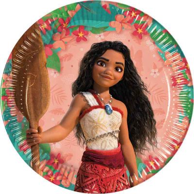 23cm Moana Ii Sailing Spirit Paper Plates (pack quantity 8)