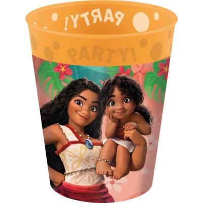 250ml Moana Ii Sailing Spirit Reusable Party Cups (pack quantity 4)