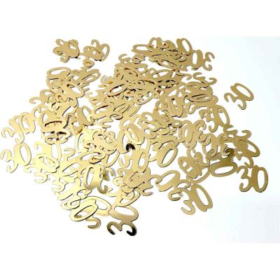 Gold 30 Large Confetti