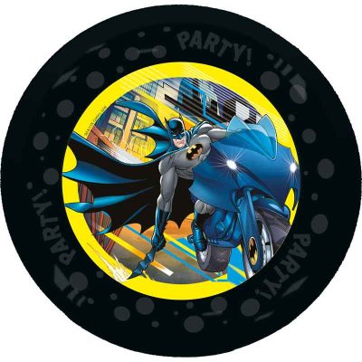 21cm Batman Rogue Rage Party Reusable Plates (pack quantity 4)