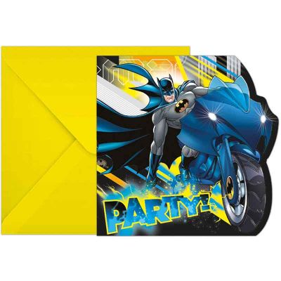 Batman Rogue Rage Invitations & Envelopes (pack quantity 6)