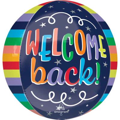 Welcome Back Orbz Balloon