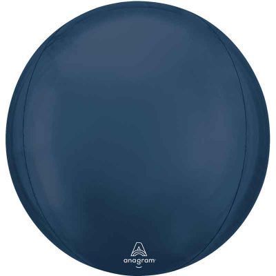 Satin True Navy Orbz Balloon