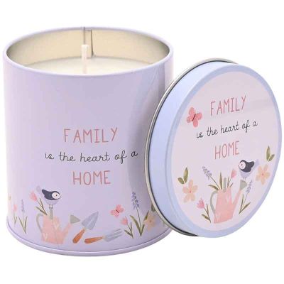 Family Love Life Tin Candle