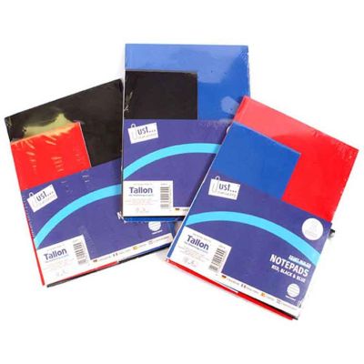 Assorted Sizes Red/blue/black Notebooks (pack quantity 3)