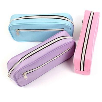 3assorted Twin Zip Pencil Case