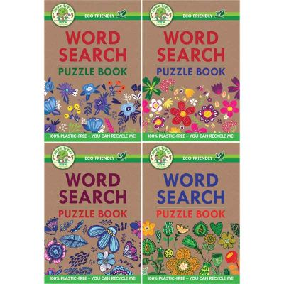A5 Eco Friendly Word Search Puzzle Book 12s