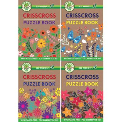 A5 Eco Friendly Criss Cross Puzzle Book 12s
