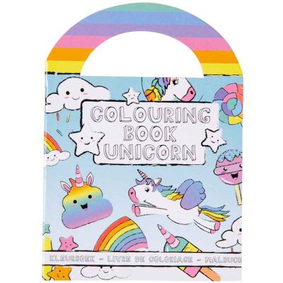 Unicorn Colouring Book With Stickers 48s
