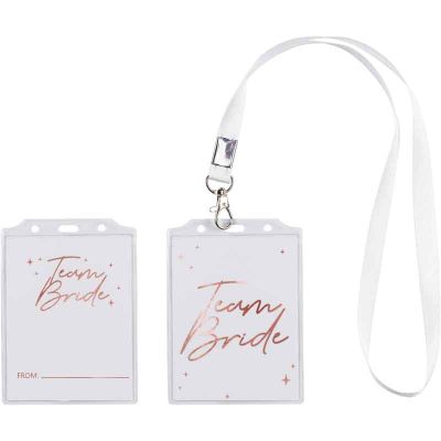 4k Team Bride Badge With Necklace