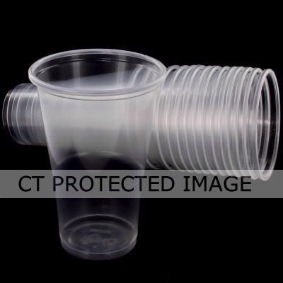  Plastic 1/2pt Glasses (pack quantity 15) 